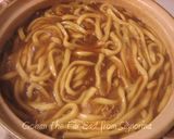 豚しゃぶチーズのカレーうどん鍋作り方5写真