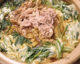 豚しゃぶチーズのカレーうどん鍋作り方8写真