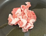 豚肉とチンゲン菜炒めのどんぶり作り方1写真