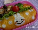 はんちゃん焼き(模様入り薄焼き卵:3)作り方5写真