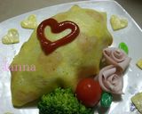 はんちゃん焼き（模様入り薄焼き卵：２）作り方9写真
