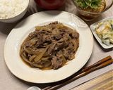 すき家風鬼おろし牛皿定食作り方6写真