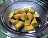 簡単!レンジで5分♪【かぼちゃの煮物】作り方1写真