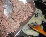 コーンと挽肉のクリーム仕立て☆作り方3写真