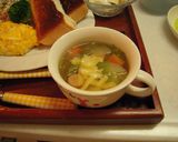 朝食にお薦め♪　ポトフ風コンソメスープ作り方4写真