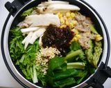 おひとり鍋！旨辛ニラ鍋　煮込みラーメン作り方2写真