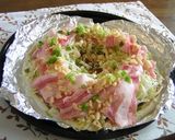 お好み焼きピザ♪作り方3写真