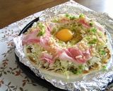 お好み焼きピザ♪作り方4写真