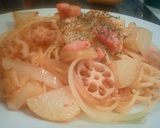 フライパン１つで❀めんつゆの和風パスタ作り方14写真