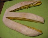 かぼちゃの折り込みパン作り方7写真