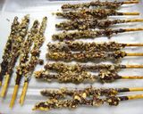 へーゼルナッツ＋粉チーズのデコポッキー♡作り方10写真
