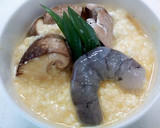 味付けは白だしのみ！きのこの豆腐卵蒸し作り方4写真
