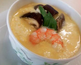 味付けは白だしのみ！きのこの豆腐卵蒸し作り方7写真