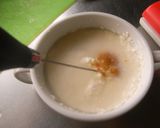 お鍋は不要★一人分豆腐だけポタージュ作り方3写真
