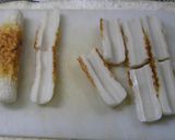 ドライカレーが残ったら✿ちくわチーズ焼き作り方2写真