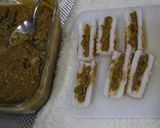 ドライカレーが残ったら✿ちくわチーズ焼き作り方3写真