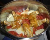 ◆鶏手羽元と野菜のカレー煮込み・圧力鍋◆作り方3写真