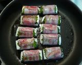 ♣はんぺんとチーズの大葉ベーコン巻き♣作り方5写真