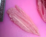簡単１品★鶏ささみの梅しそチーズ巻き！作り方3写真