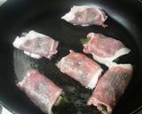 豚肉の梅しそチーズ巻き焼き作り方5写真