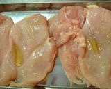 ジューシー鶏ハム2種（ノーマル＆バジル）作り方1写真