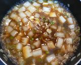 ピリ辛中華☆大根と豚ひき肉のあんかけ丼作り方4写真