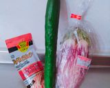 ＊茄子とたらこパスタソースの胡瓜添え＊作り方1写真