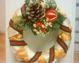パンでクリスマスリース作り方23写真