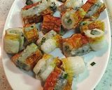 プリプリ美味★海老ダネ詰めて焼きちくわ作り方4写真