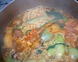 中華三昧でキムチラーメン☆肉団子入り作り方4写真