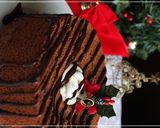 クリスマスも～チョコレートシフォンケーキ作り方20写真