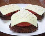 ハンバーグのトマチー焼き★作り方6写真
