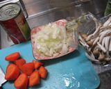 ルクルーゼで★鶏肉と野菜のトマト煮込み作り方2写真