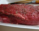 醤油香る♪フライパンで和風ローストビーフ作り方1写真