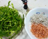 簡単！ピーマンとじゃこのオイスター炒め♪作り方1写真