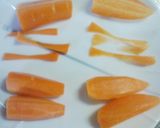 飾り切り＊にんじんのにんじん作り方5写真