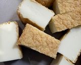 厚揚げとかぼちゃ・ほうれん草の白だし煮作り方1写真