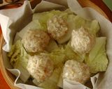 W昆布が美味☆鶏団子の酒蒸し作り方3写真