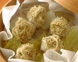 W昆布が美味☆鶏団子の酒蒸し作り方4写真