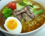 コリコリ砂肝の広東風拉麺作り方3写真