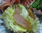 簡単レンチン♫キャベツ＆ウインナー中華風作り方4写真