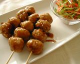 柚子の香りの☆鶏つくね焼き作り方6写真
