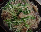 短時間で美味しい鶏肉とエノキのすき焼き風作り方5写真