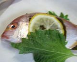 小さな鯛の塩釜焼き*柚子風味作り方5写真