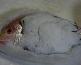 小さな鯛の塩釜焼き*柚子風味作り方6写真