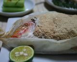 小さな鯛の塩釜焼き*柚子風味作り方9写真