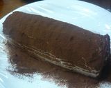 生チョコクリームのビスケットケーキ♪作り方6写真