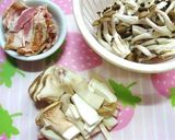 キノコとベーコンのサクサクパン粉焼き❤作り方1写真