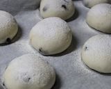まるで豆大福？白玉生地で餡入り黒豆パン作り方9写真