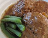 簡単!味噌煮込みハンバーグ作り方4写真
